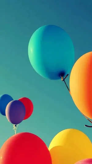 Cute Colorful Balloon Home Screen Wallpaper