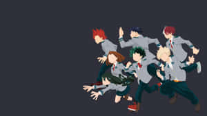 Cute Digi-art My Hero Academia Wallpaper