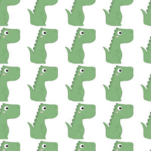 Cute Dinosaur Phone Pattern Wallpaper