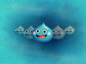 Cute Dragon Quest Slime Wallpaper