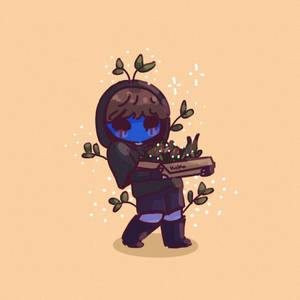 Cute Eyeless Jack Art Wallpaper