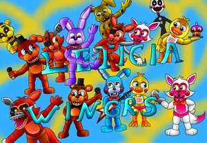 Cute Fnaf Leticia Wingrs Art Wallpaper