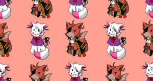 Cute Foxy, Snuggled Up In The Morning Sun Wallpaper