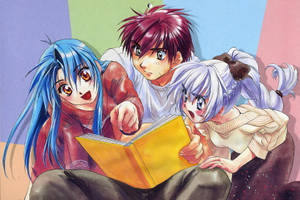 Cute Full Metal Panic Poster Wallpaper