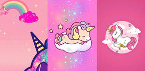 Cute Girly Unicorn Wallpaper