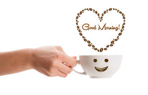 Cute Good Morning Cup Wallpaper