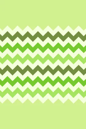 Cute Green Zigzag Pattern Wallpaper