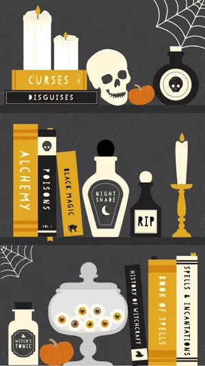 Cute Halloween Iphone Spooky Closet Wallpaper
