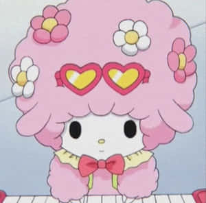 Cute Heart Glasses Sanrio Pfp Wallpaper