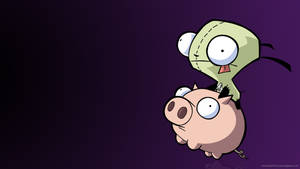 Cute Invader Zim Poster Wallpaper