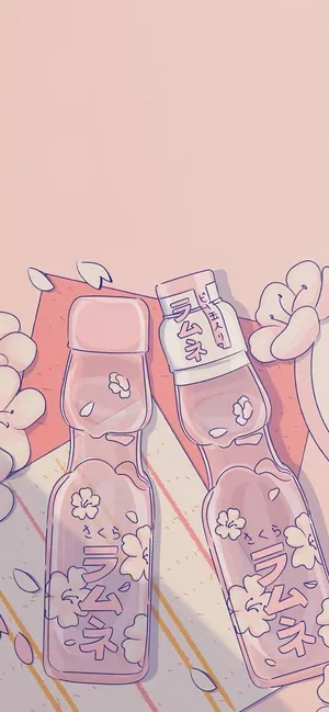 Cute Japanese Food Illustration Wallpaper