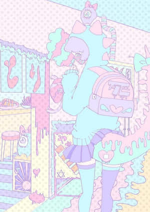 Cute Japanese Kawaii Style Wallpaper