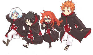 Cute Jugo With Team Taka Wallpaper