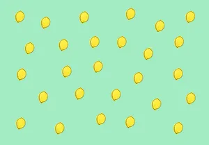 Cute Lemon Cartoon Wallpaper