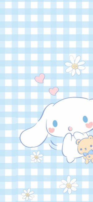 Cute Light Blue Cinnamoroll Cartoon Wallpaper