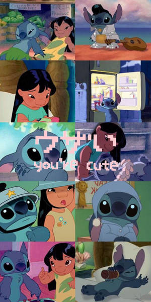 Cute Lilo Stitch Aesthetic Wallpaper