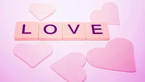 Cute Love Scrabble Tiles Wallpaper