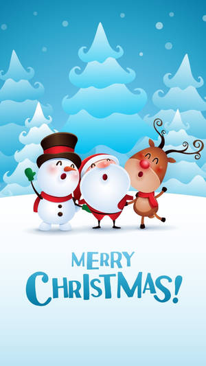 Cute Merry Christmas Wallpaper