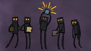 Cute Minecraft's World Of Adventure Wallpaper
