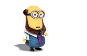 Cute Minion Old Man Tim Wallpaper