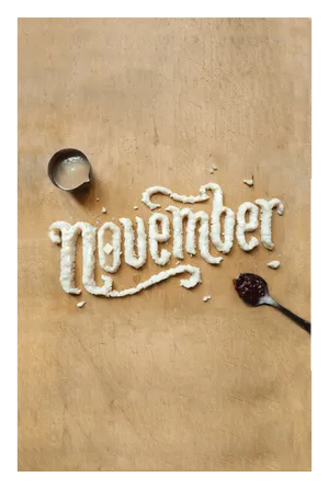 Cute November Coffee Theme Wallpaper