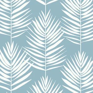 Cute Palm Fern Leaves Wallpaper