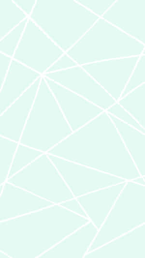 Cute Pastel Green Streaks Of Lines Wallpaper