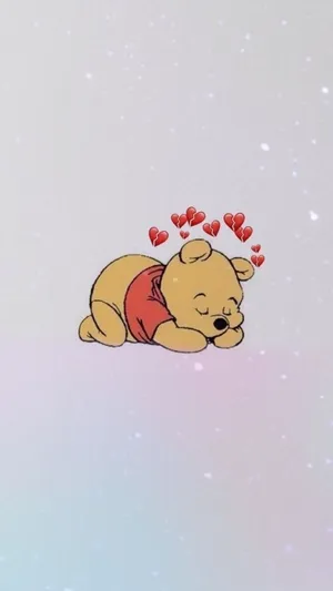 Cute Pfp Sleeping Winnie The Pooh Wallpaper