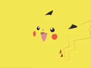 Cute Pikachu With A Yellow Light Wallpaper