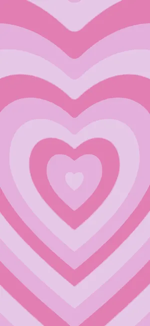 Cute Pink Aesthetic Heart Wallpaper