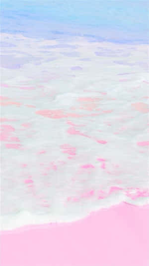 Cute Pink Pastel Summer Sand Wallpaper