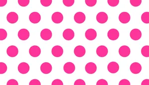 Cute Pink Polka Dots Wallpaper