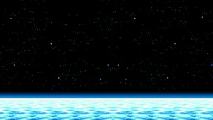 Cute Pixel Desktop Outer Space Wallpaper