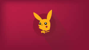 Cute Playboy Pikachu Pokemon Aesthetic Wallpaper