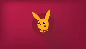 Cute Playboy Pikachu Pokemon Aesthetic Wallpaper