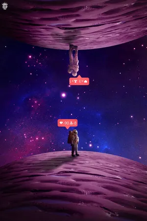 Cute Purple Planet Wallpaper
