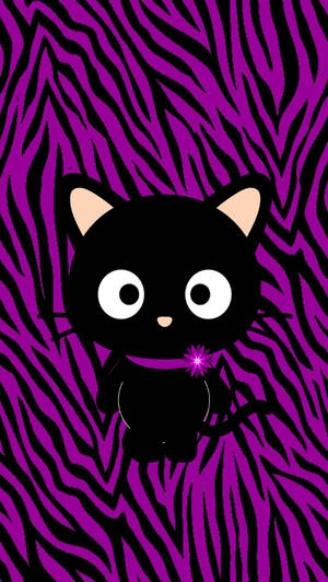 Cute Purple Zebra Stripes Wallpaper