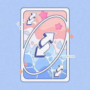 Cute Reverse Uno Card Wallpaper