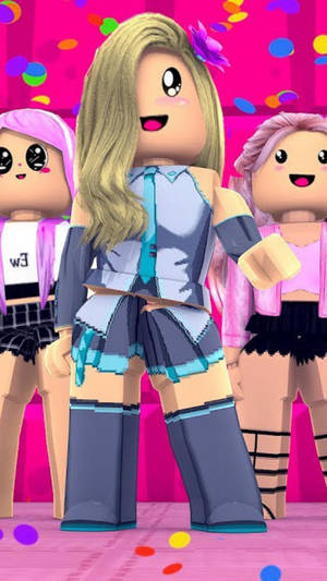 Cute Roblox Girls Fashion Wallpaper