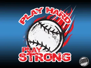 Cute Softball Logo Wallpaper