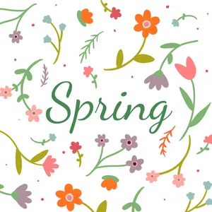 Cute Spring Art Wallpaper