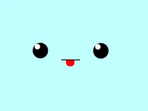 Cute Tablet With Cyan Background Wallpaper