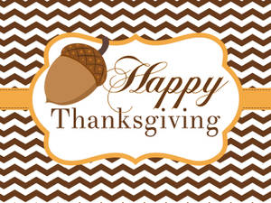 Cute Thanksgiving Brown Chestnut Wallpaper