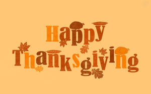 Cute Thanksgiving Mustar Background Wallpaper