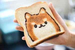 Cute Toast Art Wallpaper