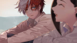 Cute Todoroki And Yaoyorozu Wallpaper