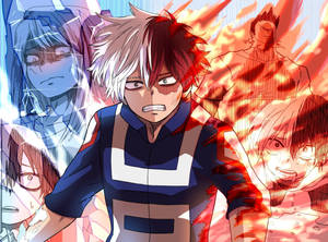 Cute Todoroki Disgusted Wallpaper