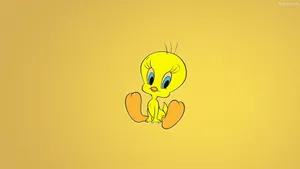 Cute Tweety Bird Sitting Wallpaper
