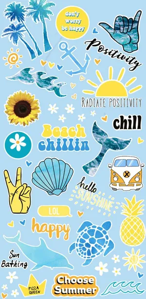 Cute Vsco Blue Aesthetic Wallpaper