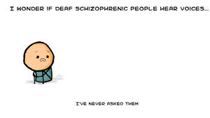 Cyanide And Happiness Deaf Schizophrenic Wallpaper